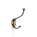 SOLID BRASS Traditional Hat & Coat Hook - Wall Mounted Holder - Antique Bronze