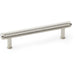 Knurled T Bar Pull Handle - Polished Nickel - 128mm Centres Premium Drawer Door