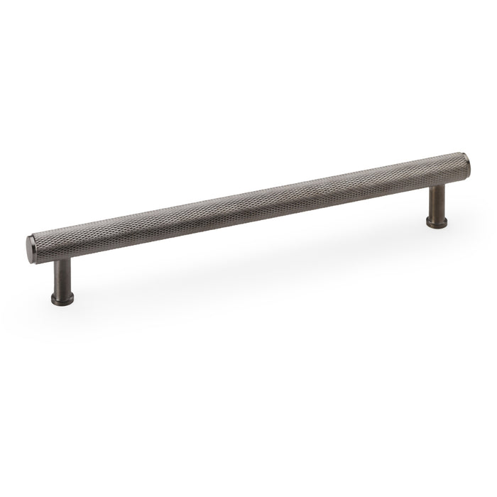 Knurled T Bar Pull Handle - Dark Bronze - 224mm Centres Premium Drawer Door