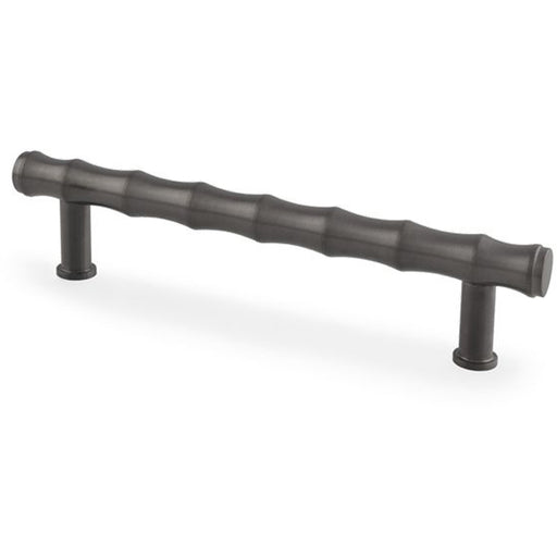Bamboo T Bar Pull Handle - Dark Bronze 128mm Centres SOLID BRASS Drawer Door