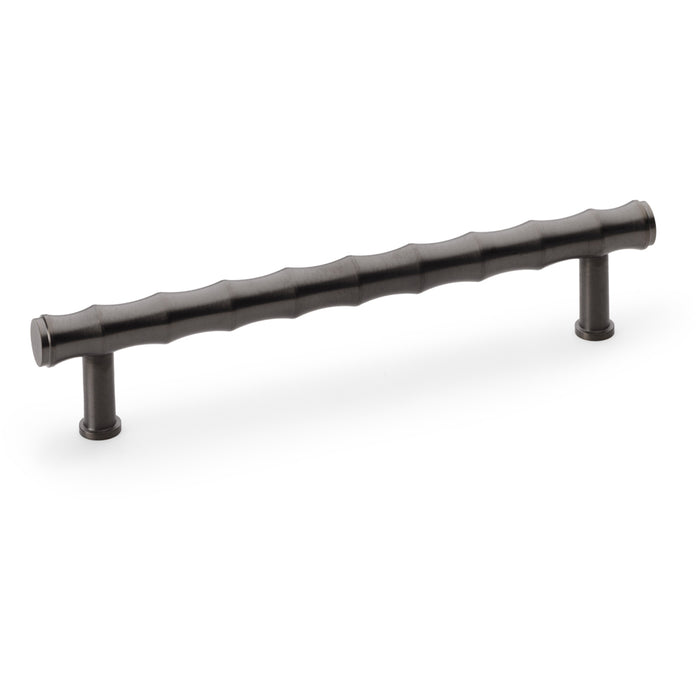 Bamboo T Bar Pull Handle - Dark Bronze 160mm Centres SOLID BRASS Drawer Door