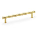 Bamboo T Bar Pull Handle - Satin Brass 160mm Centres SOLID BRASS Drawer Door
