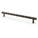 Bamboo T Bar Pull Handle - Dark Bronze 224mm Centres SOLID BRASS Drawer Door