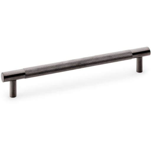 Knurled T Bar Door Pull Handle - Dark Bronze - 160mm Centres Premium Drawer