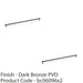 2 PACK Knurled T Bar Door Pull Handle Dark Bronze 448mm Centres Premium Drawer 1