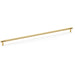 Knurled T Bar Door Pull Handle - Satin Brass - 448mm Centres Premium Drawer