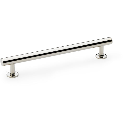 Round T Bar Pull Handle - Polished Nickel 160mm Centres SOLID BRASS Drawer Door