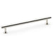 Round T Bar Pull Handle - Polished Nickel 192mm Centres SOLID BRASS Drawer Door