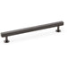Straight Square Bar Pull Handle - Dark Bronze 192mm Centres SOLID BRASS Drawer