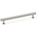 Straight Square Bar Pull Handle - Satin Nickel 192mm Centres SOLID BRASS Drawer