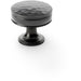 Round Hammered Door Knob - Dark Bronze 38mm Diameter Cupboard Pull Handle