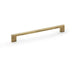 Slim Square Bar Pull Handle - Antique Brass - 224mm Centres SOLID BRASS Drawer