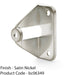 Folding Sliding & Slab Door Handle Adapter - Knobs & Pulls - Satin Nickel 1