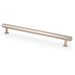 Industrial Hex T Bar Pull Handle - Satin Nickel 224mm Centres Kitchen Cabinet