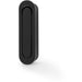 Flush Sliding Pocket Door Pull Handle - Matt Black 70mm x 19mm Radius Edge