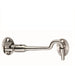 Silent Pattern Cabin Hook & Eye Bright Stainless Steel 100mm Arm Cabinet Hatch