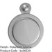 31mm Lock Profile Covered Escutcheon 17.5mm Fixing Centres Polished Chrome 1