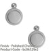 2 PACK 31mm Lock Profile Covered Escutcheon 17.5mm Centres Polished Chrome 1