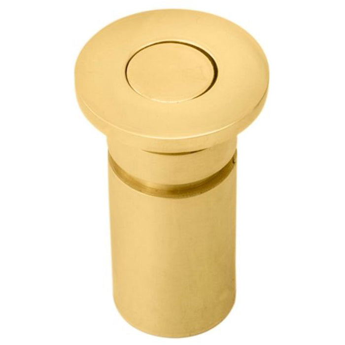 Floor Recessed Dust Excluding Flush Bolt Socket - 45mm Depth Polished Brass