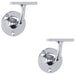 2 PACK Lightweight Stair Handrail Bannister Bracket Arm Polished Chrome 72mm