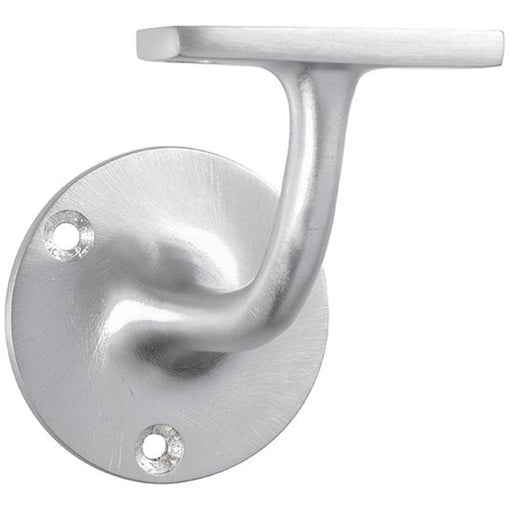 Lightweight Stair Handrail Bannister Bracket Arm - Satin Chrome 72mm Holder