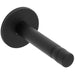 Coat Hook On Concealed Fix Rose Rubber Tip - 93mm Projection Matt Black