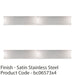 4 PACK 615mm x 150mm Door Kickplate Satin Stainless Steel Kick Plate Protector 1