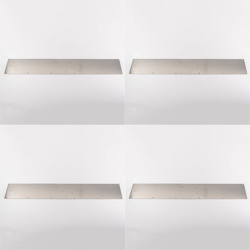 4 PACK 915mm x 150mm Door Kickplate Satin Stainless Steel Kick Plate Protector