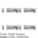 4 PACK Straight Barrel Surface Sliding Door Bolt Lock 200mm x 38mm Bright Steel 1