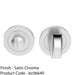 Thumbturn Lock And Release Handle Concealed Fix 50mm Dia Satin Chrome 1