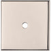 Cabinet Door Knob Backplate - 40mm x 40mm Polished Nickel Cupboard Handle Plate