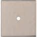 Cabinet Door Knob Backplate - 40mm x 40mm Satin Nickel Cupboard Handle Plate