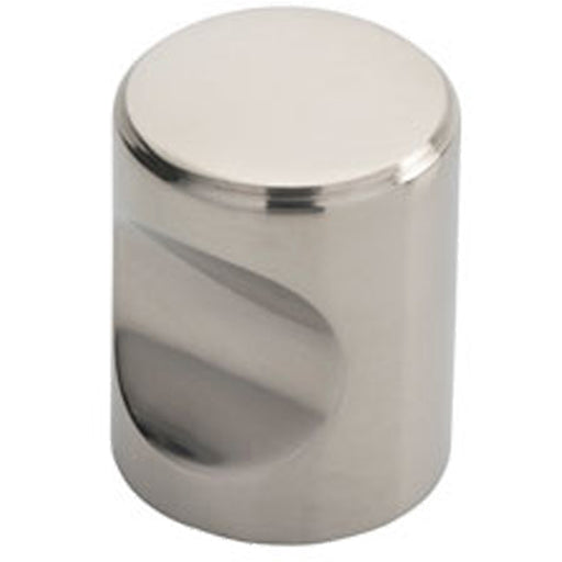 Cylindrical Cupboard Door Knob 16mm Diameter Polished Stainless Steel Handle