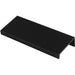 Square Edge Finger Pull Handle - Matt Black 100mm - Slim Cupboard Drawer