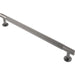 Reeded Lined Bar Door Pull Handle - 274mm x 13mm - 224mm Centres - Anthracite