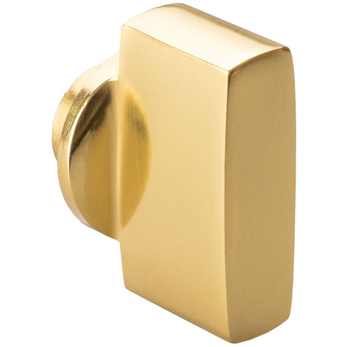 Polished Brass Large Cylinder Thumbturn Adapter - Twist Turn