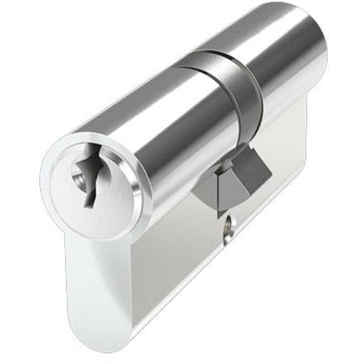 Chrome EURO Profile 6 Pin Double Cylinder 50/50mm - Front Door Barrell Lock