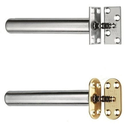 139mm Concealed Chain Spring Fire Door Closer - Electro Brassed Square