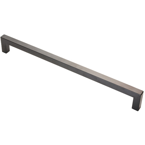 Mitred Square Bar Pull Handle - Matt Black - 450mm Centres D Type Door Drawer