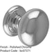 100mm Large Centre Door Knob Polished Chrome Outdoor External Front Door Handle 1