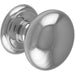 100mm Large Centre Door Knob Polished Chrome Outdoor External Front Door Handle