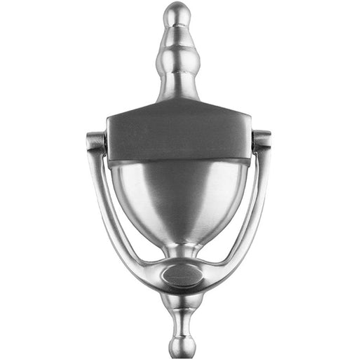 Victorian Urn Front Door Knocker - 152mm Height - Satin Chrome Traditional