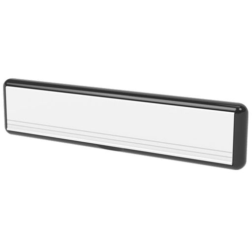 Universal Letterbox Plate & White Aluminium Flap - Weatherproof A4 Easy Fit