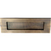 Inward Opening Letter Plate 257mm x 81mm Florentine Bronze Plain Door Letterbox