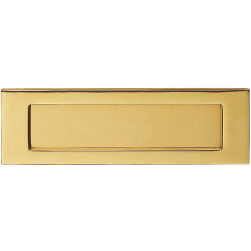 Inward Opening Letter Plate - 257mm x 81mm PVD Plain Door Letterbox