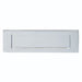 Inward Opening Letter Plate - 257mm x 81mm Satin Chrome Plain Door Letterbox