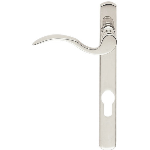 Multi-Point Locking Door Handle - EURO PROFILE - Slim Chrome LEFT HAND