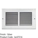 270x270mm Silver Louvre Grill Face Plate Cover For 225x225mm Air Transfer Vent 1