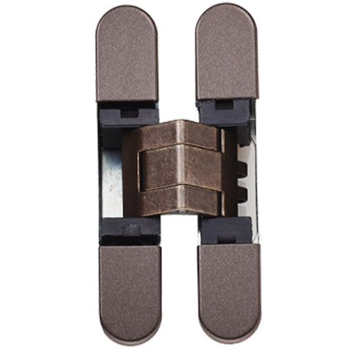 3D Adjustable Concealed Cabinet Hinge - 180 Degree Opening Wardrobe MATT BRONZE