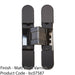 3D Adjustable Concealed Cabinet Hinge - 180 Degree Opening Wardrobe MATT BLACK 1